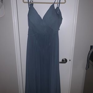 Morilee bridesmaid dress Slate color